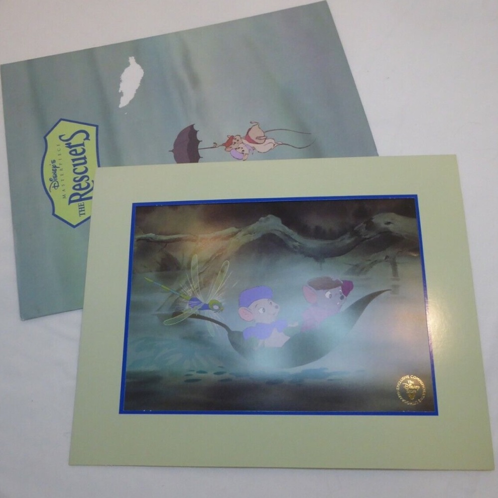 NWOT Disney Beautiful Exclusive The Rescuers lithograph.
